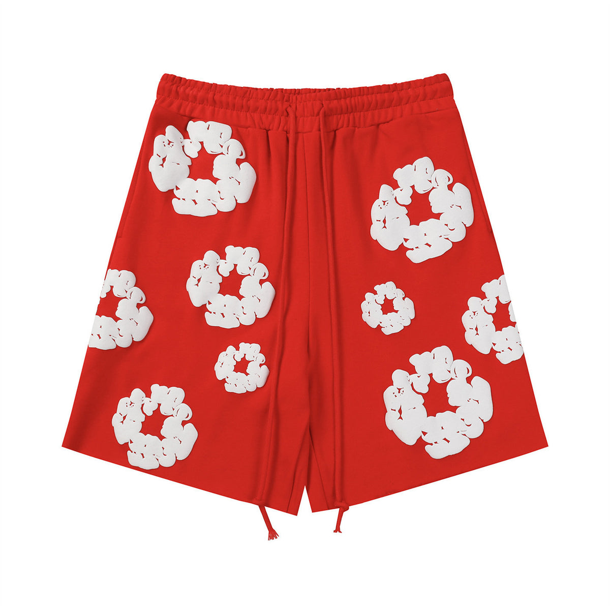 Denim Tears Cotton Flower Foam Print Shorts