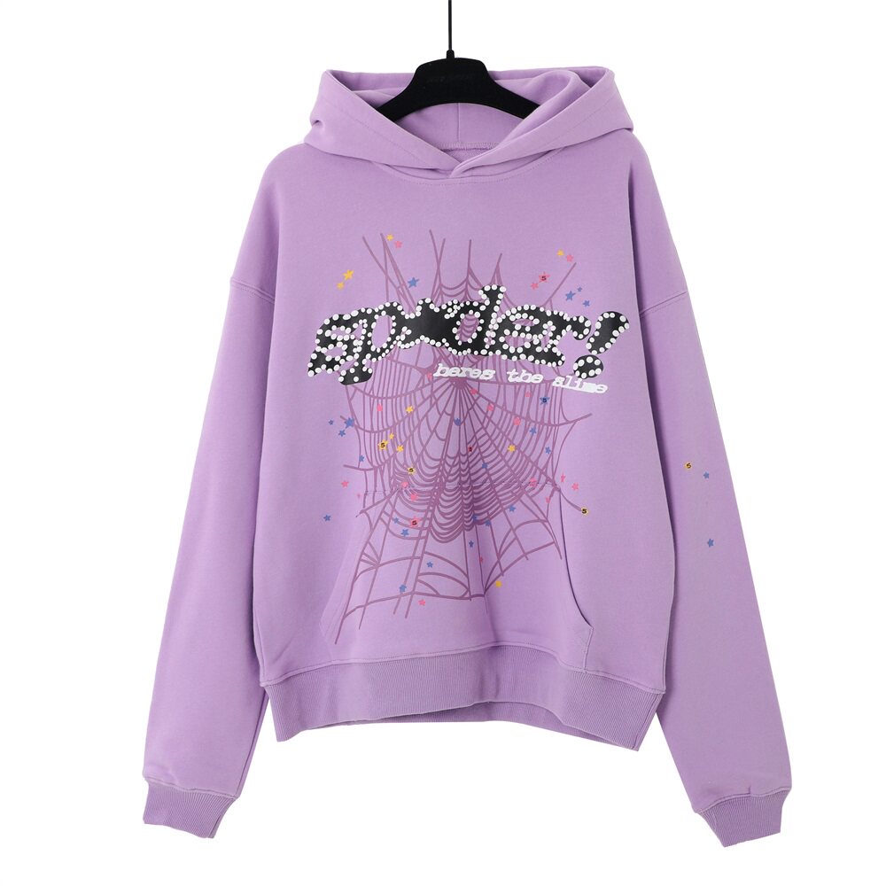 Sp5der Young Thug Foam Print Streetwear Hoodie