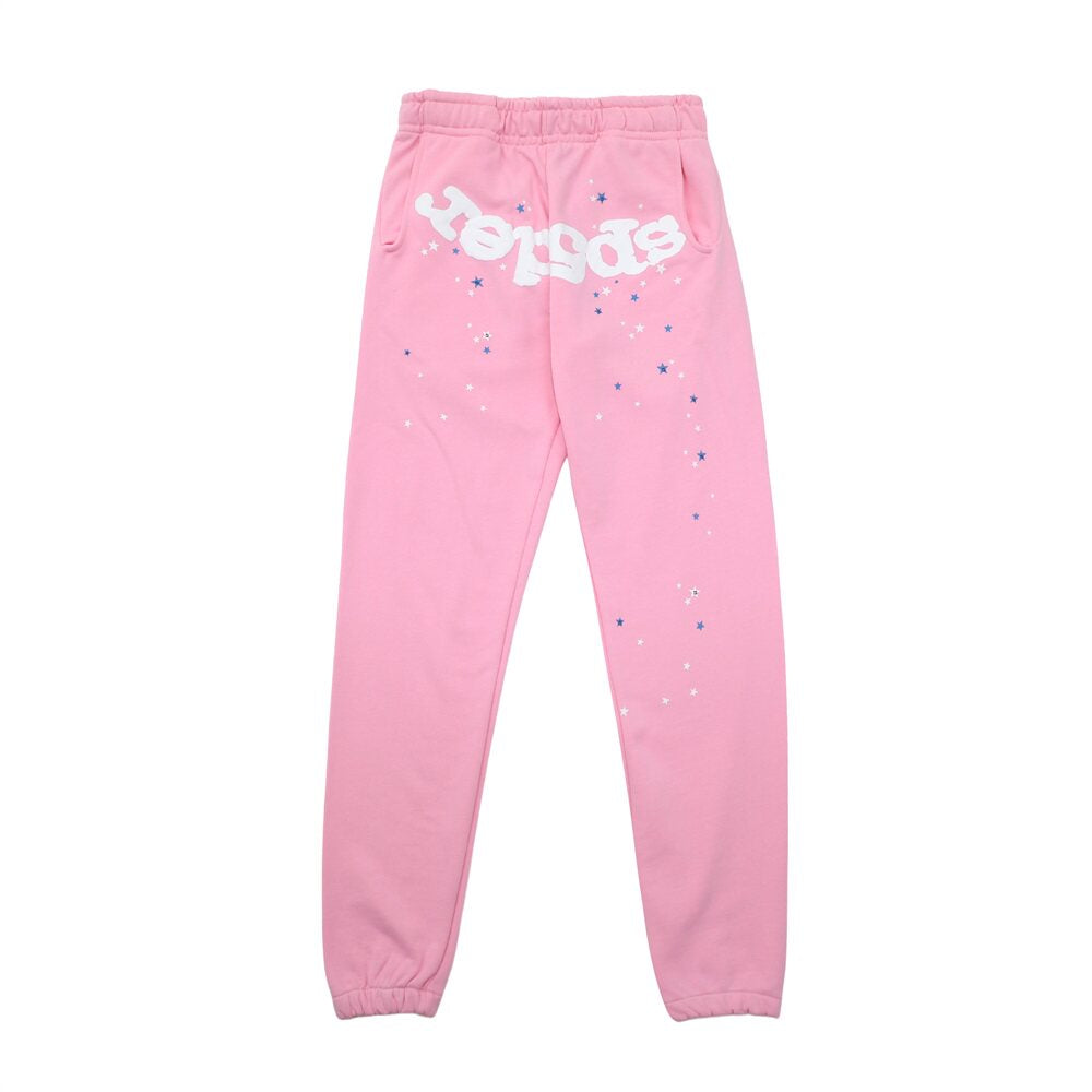 Sp5der Foam Print High Street Fleece Sweatpants