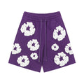 Denim Tears Cotton Flower Foam Print Shorts