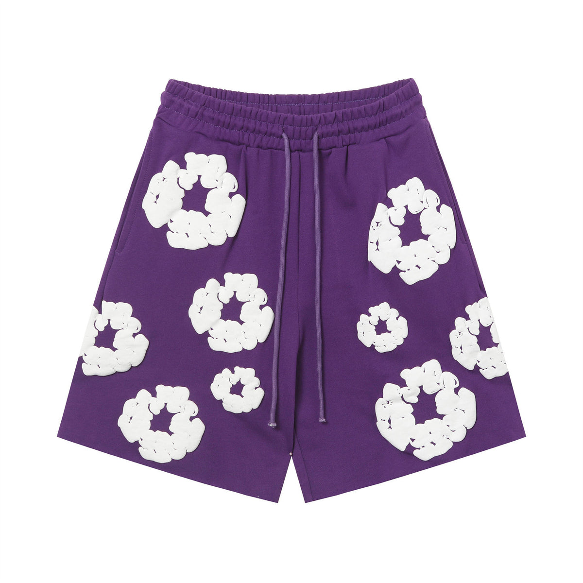 Denim Tears Cotton Flower Foam Print Shorts