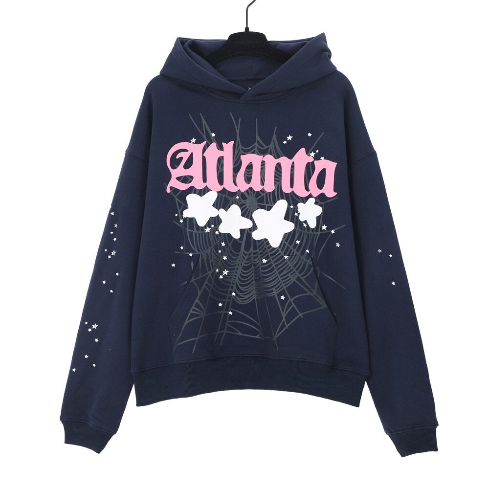 Sp5der Young Thug Foam Print Streetwear Hoodie