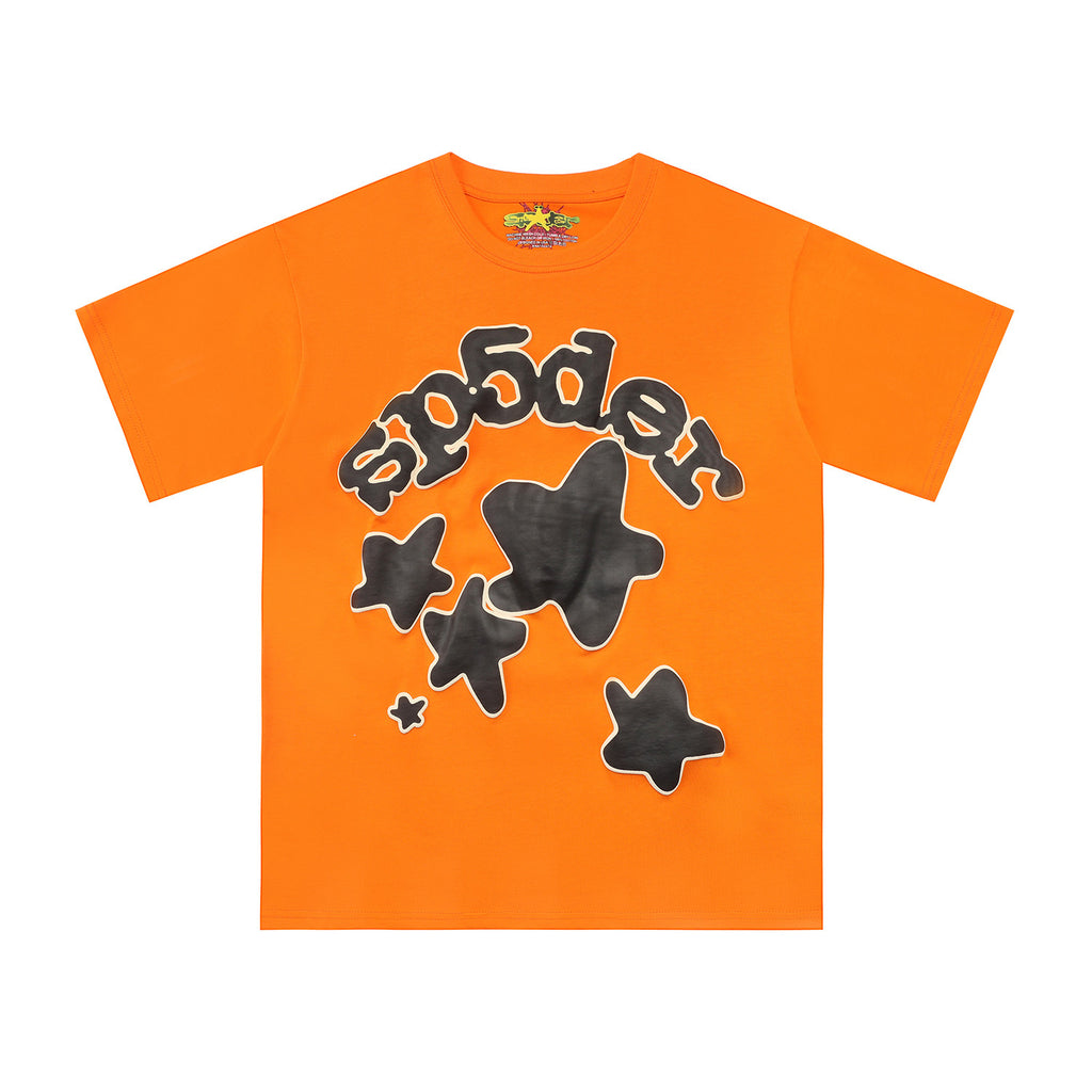 Sp5der Spider Web Foam Print High Street T-Shirt