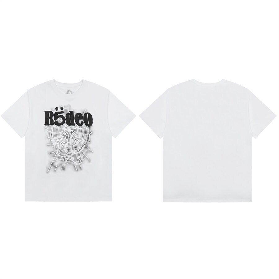 Sp5de High Street Spiderweb Graphic Printed Tee