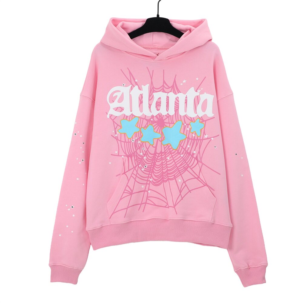 Sp5der Young Thug Foam Print Streetwear Hoodie