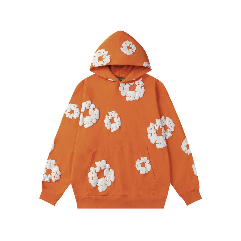 Denim Tears Cotton Flower Foam Print Hoodie