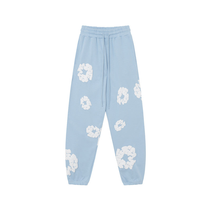 Denim Tears Cotton Flower Foam Print Sweatpants