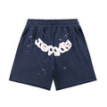 Sp5der 555 Spider Web Foam Print Sweat Shorts
