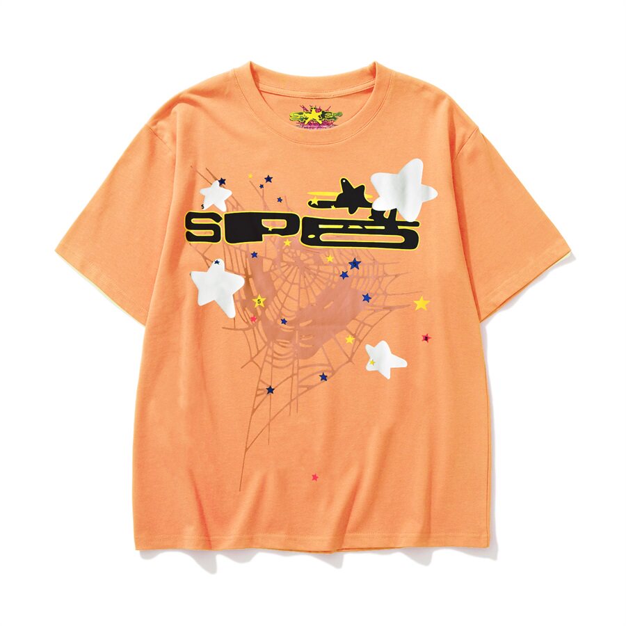 Sp5der Spider Web Foam Print High Street T-Shirt