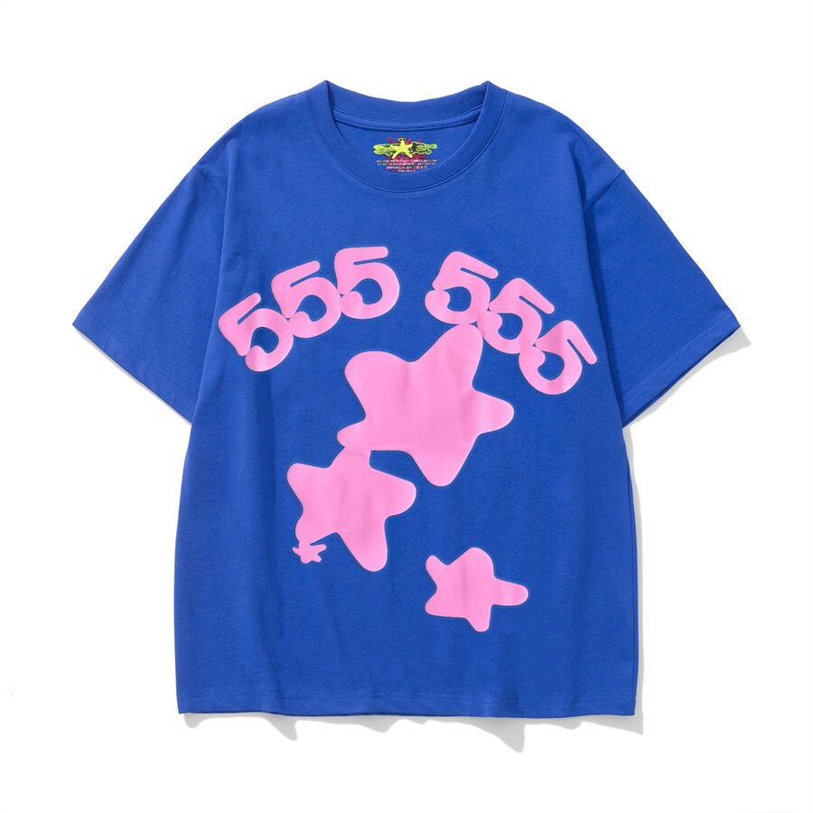 Sp5der Spider Web Foam Print High Street T-Shirt