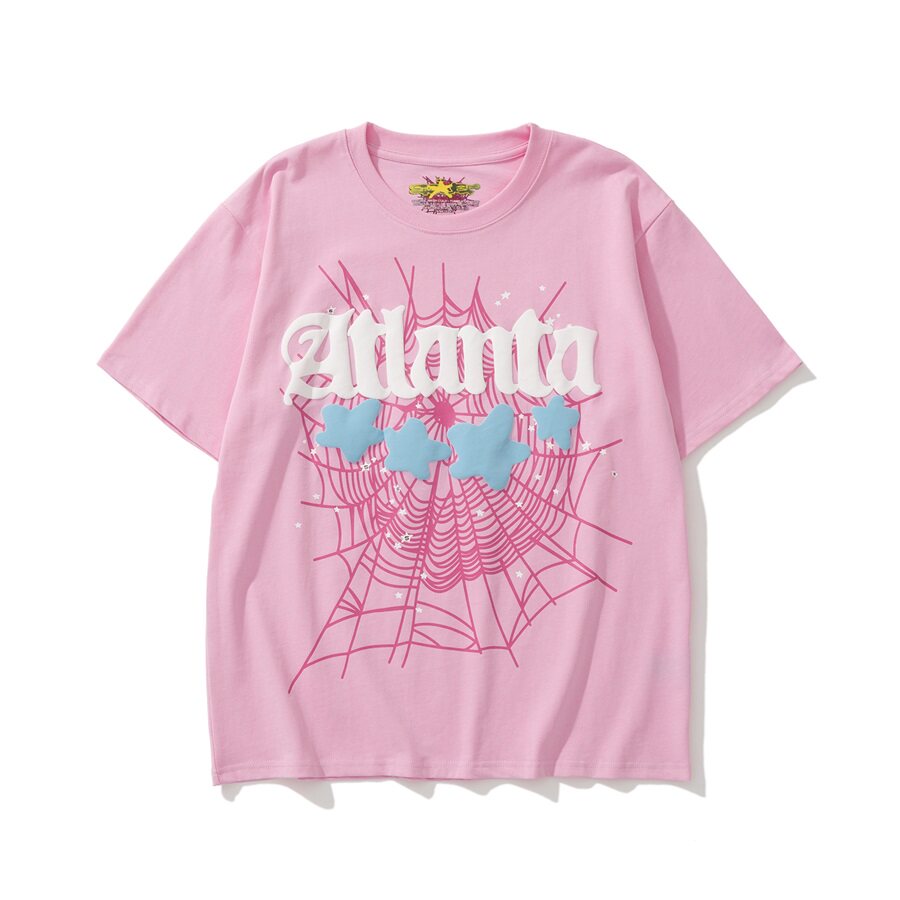 Sp5der Spider Web Foam Print High Street T-Shirt