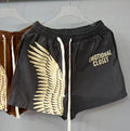 MIXED EMOTION Wing Graphic Casual Shorts