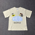 RHUDE American Retro Loose Fit Unisex Summer T-Shirt