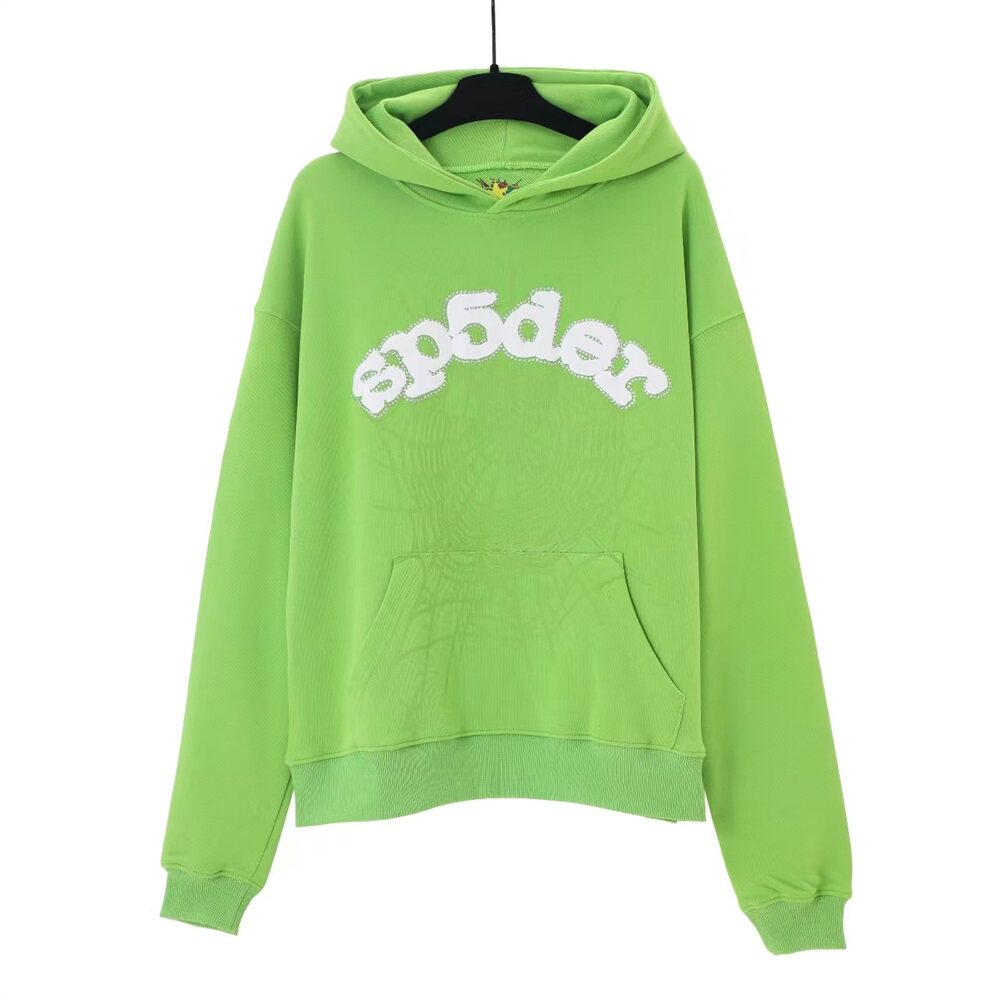 Sp5der Young Thug Foam Print Streetwear Hoodie