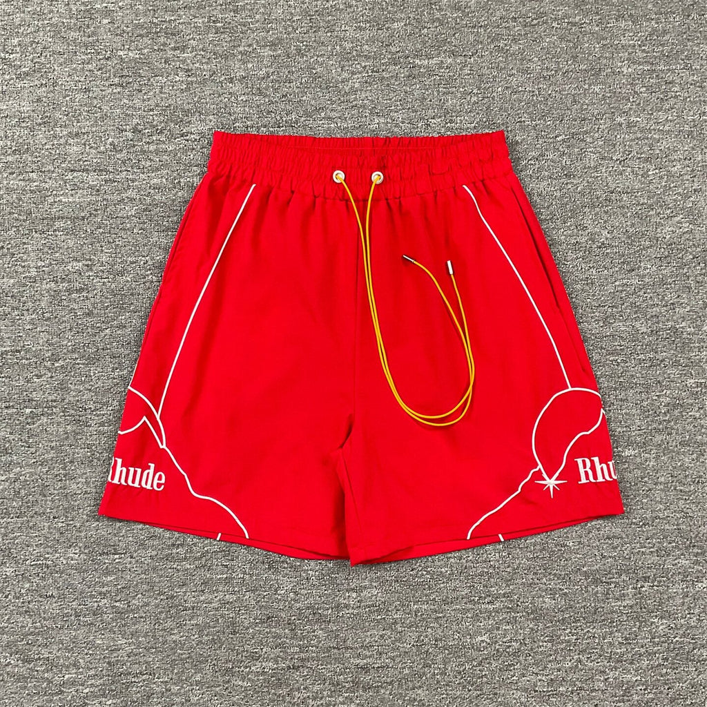 RHUDE American Retro Loose Fit Unisex Sweat Shorts