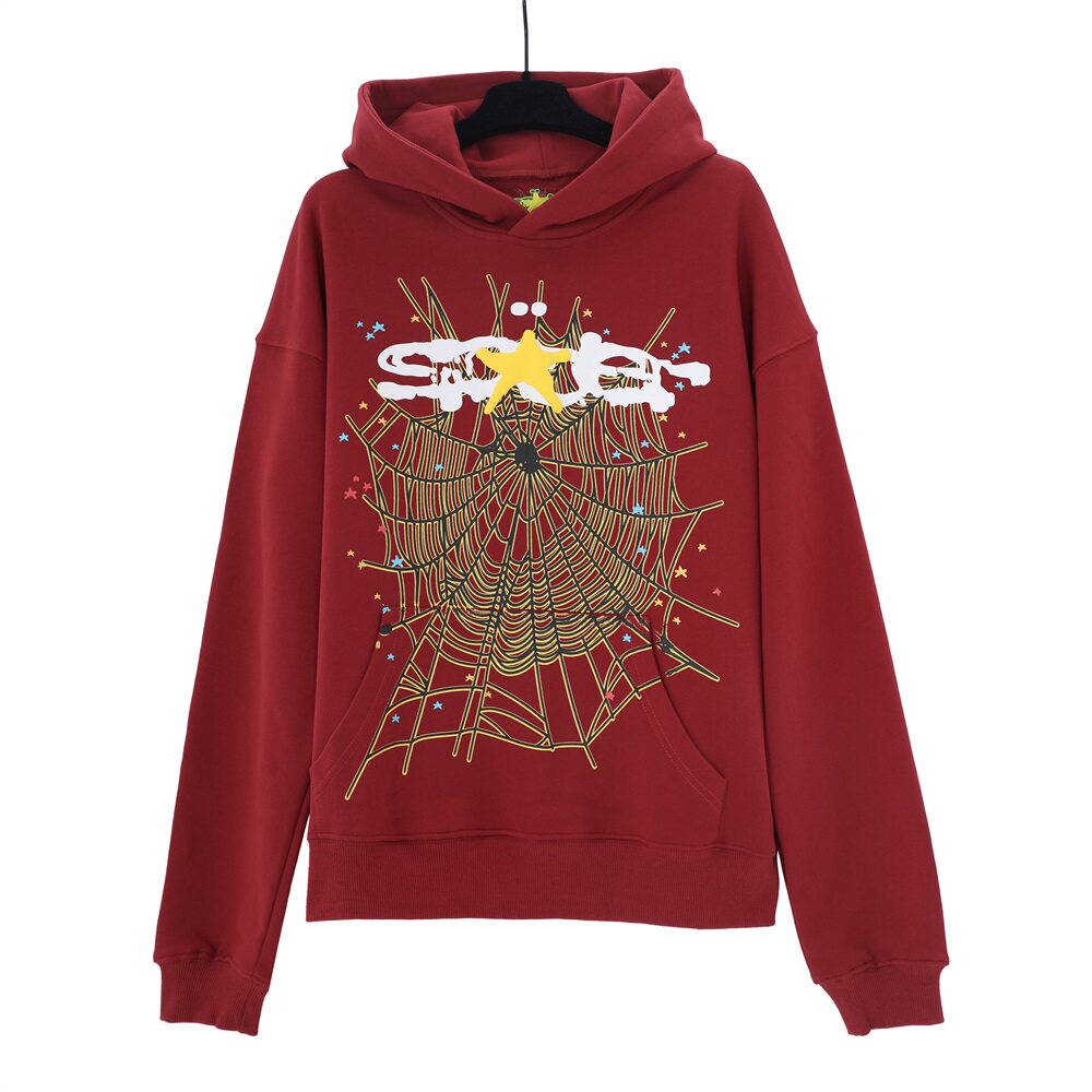 Sp5der Young Thug Foam Print Streetwear Hoodie
