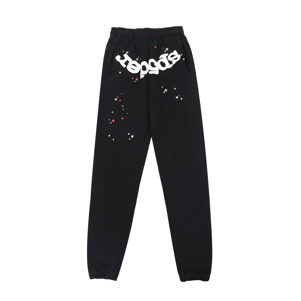 Sp5der Foam Print High Street Fleece Sweatpants