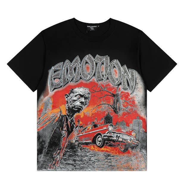 Mixed Emotion Angel Rhinestone Graphic Tee