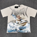 Mixed Emotion Angel Rhinestone Graphic Tee
