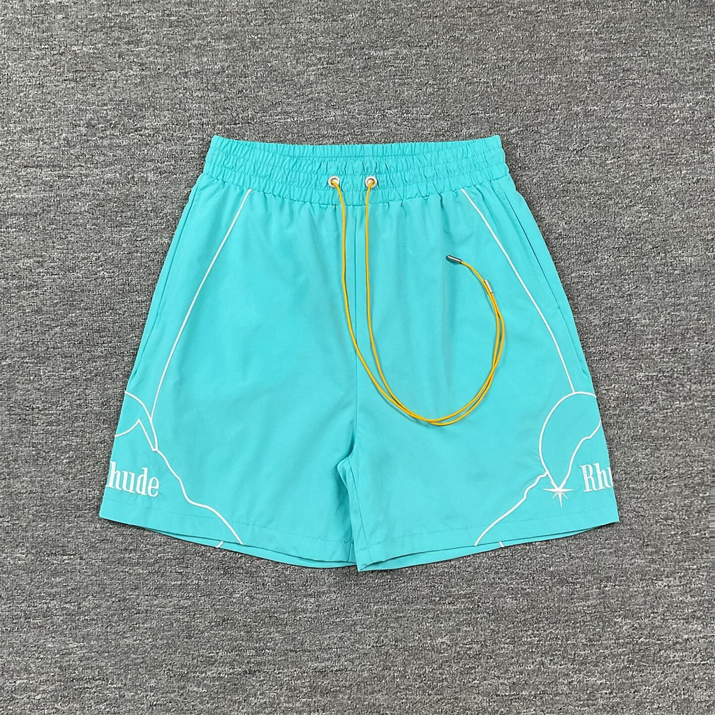 RHUDE American Retro Loose Fit Unisex Sweat Shorts