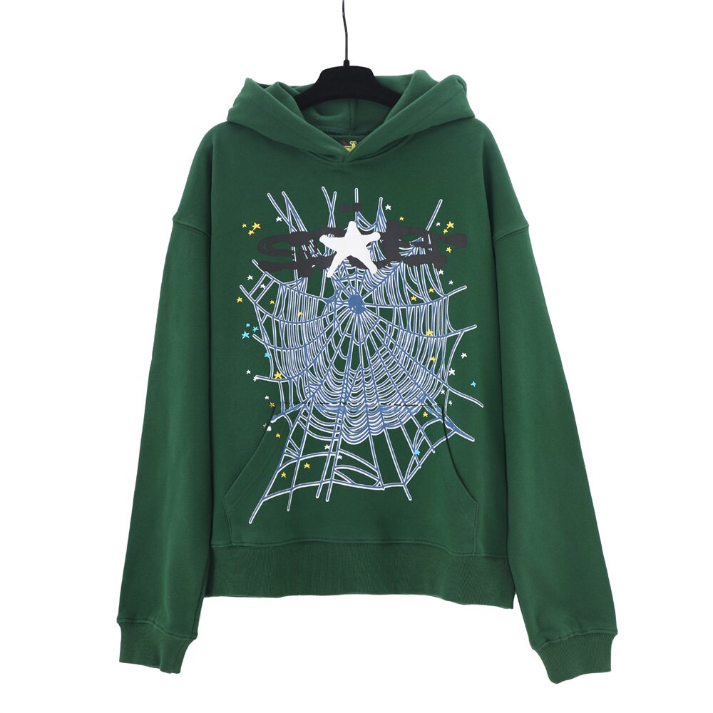 Sp5der Young Thug Foam Print Streetwear Hoodie