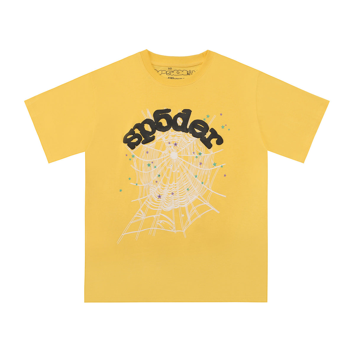 Sp5der Spider Web Foam Print High Street T-Shirt