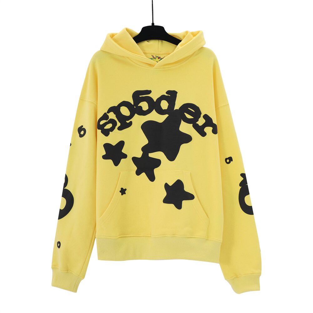 Sp5der Young Thug Foam Print Streetwear Hoodie