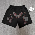 Sp5der Foam Print High Street Fleece Sweat Shorts