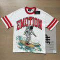 MIXED EMOTION Retro Rhinestone Monogram High Street Tee
