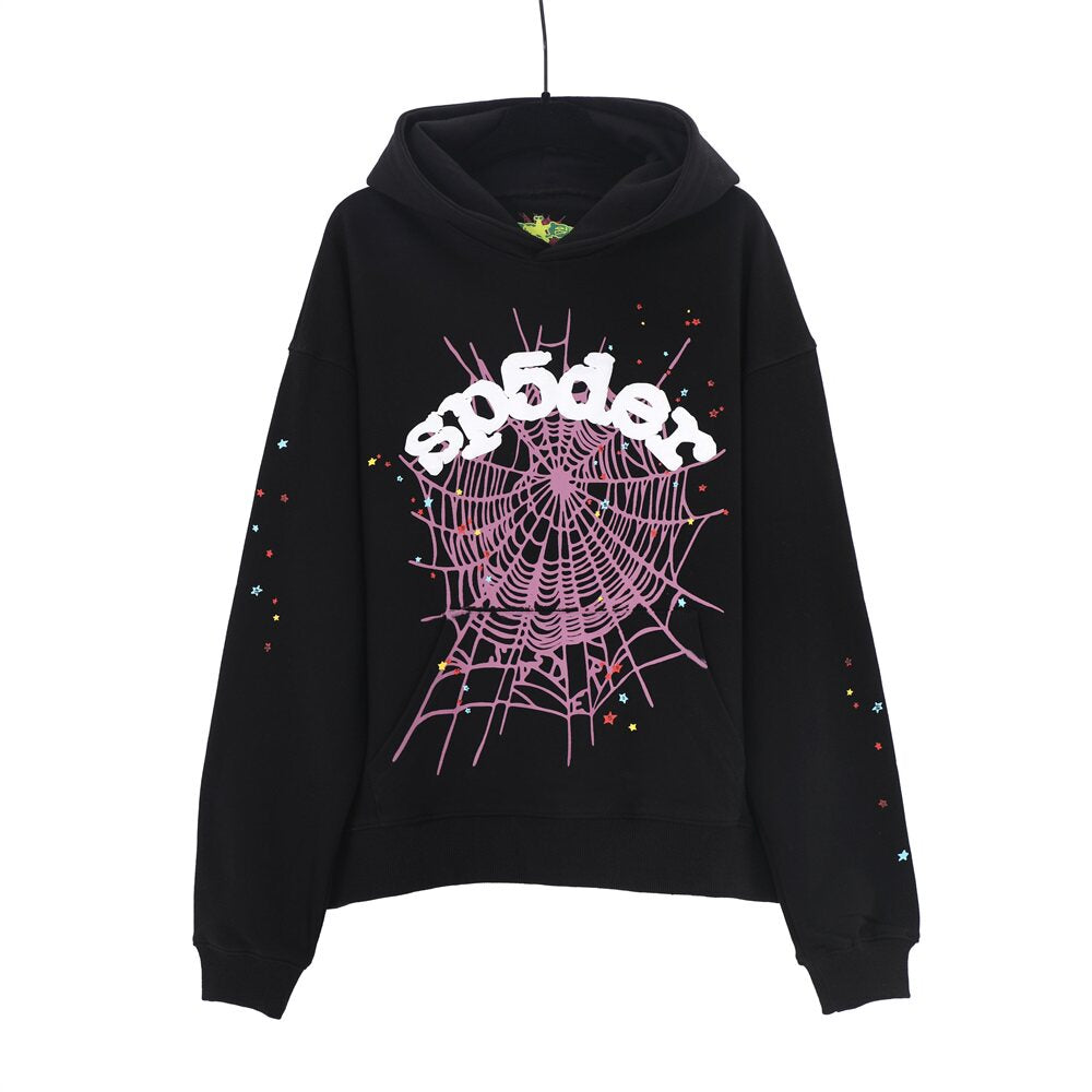 Sp5der Young Thug Foam Print Streetwear Hoodie