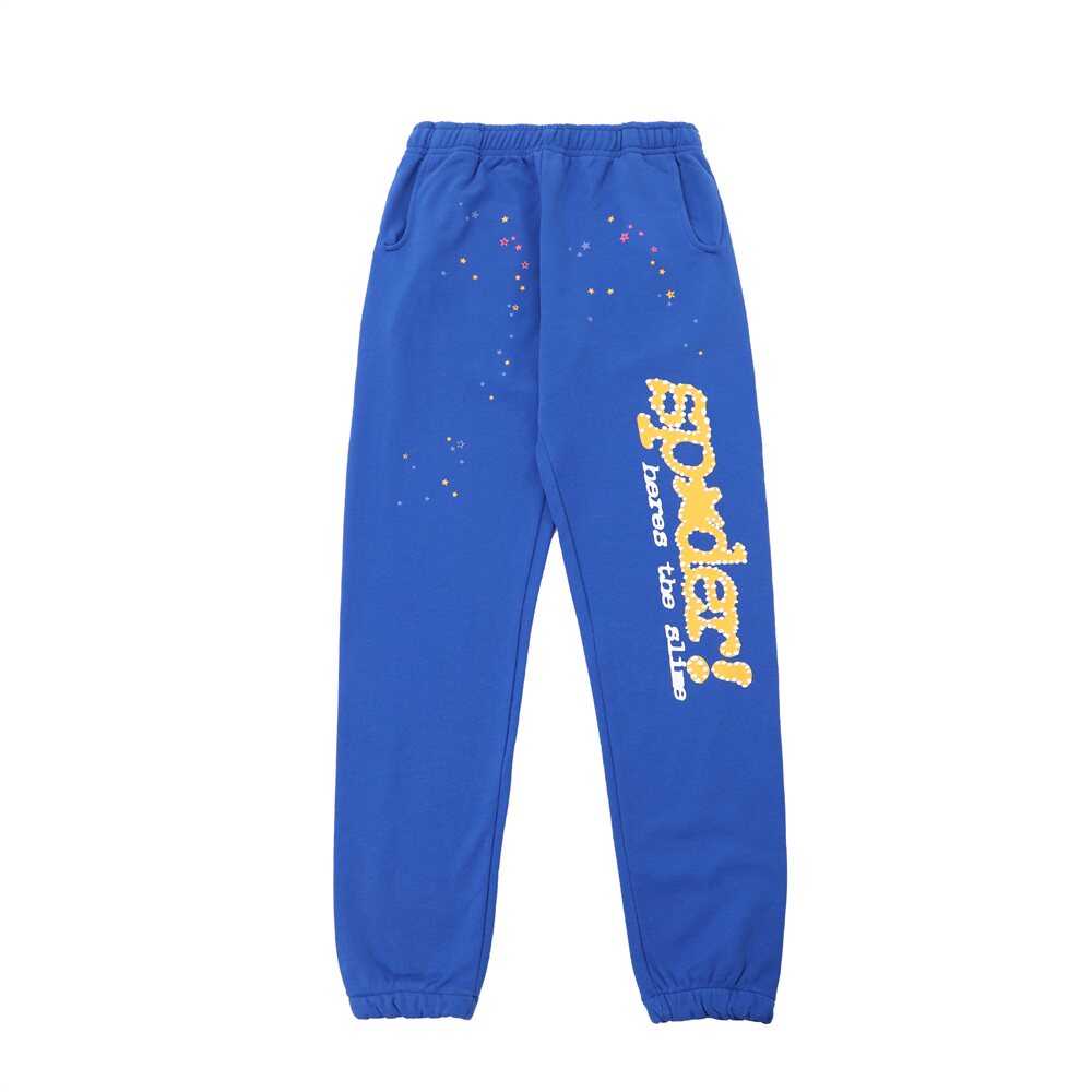 Sp5der Foam Print High Street Fleece Sweatpants