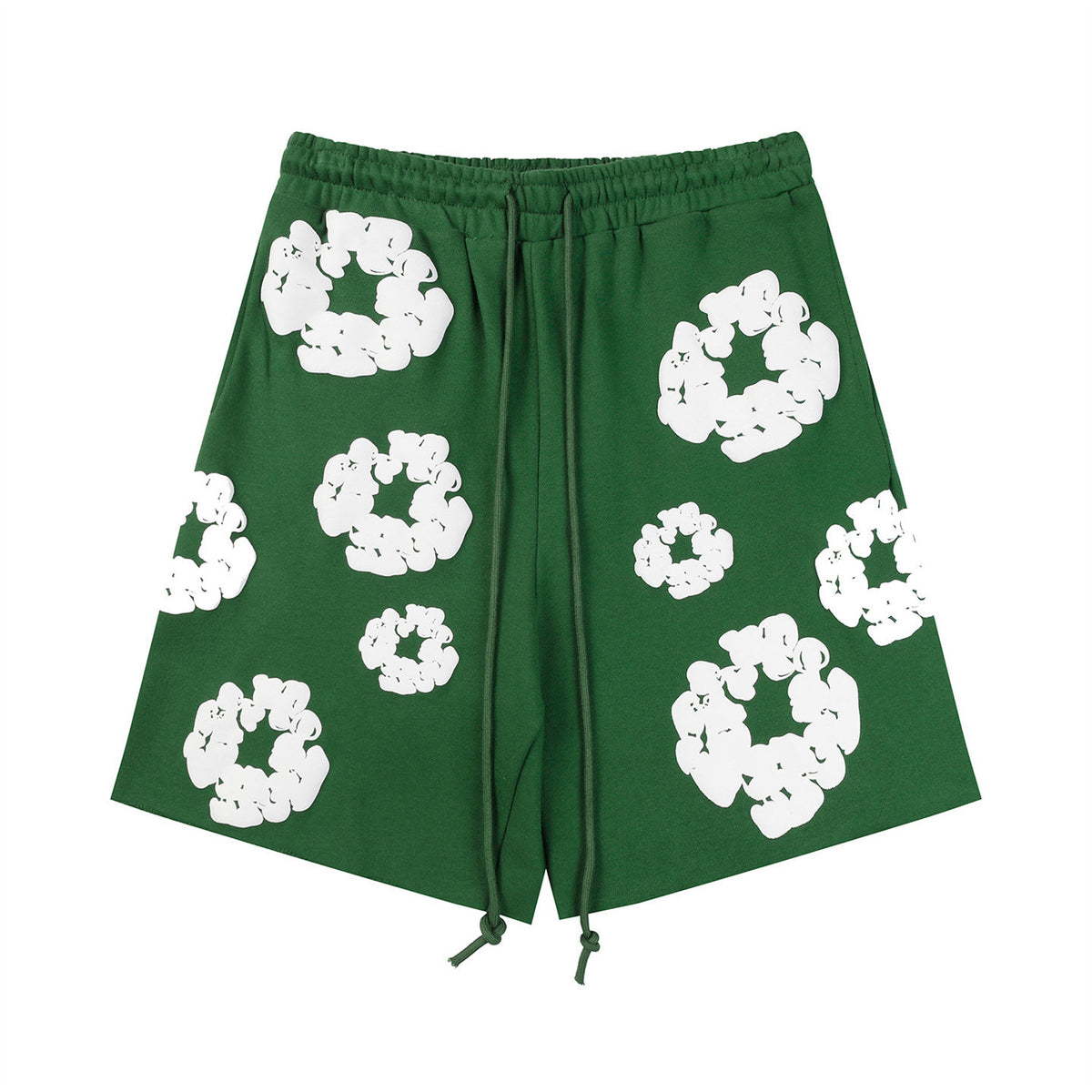 Denim Tears Cotton Flower Foam Print Shorts