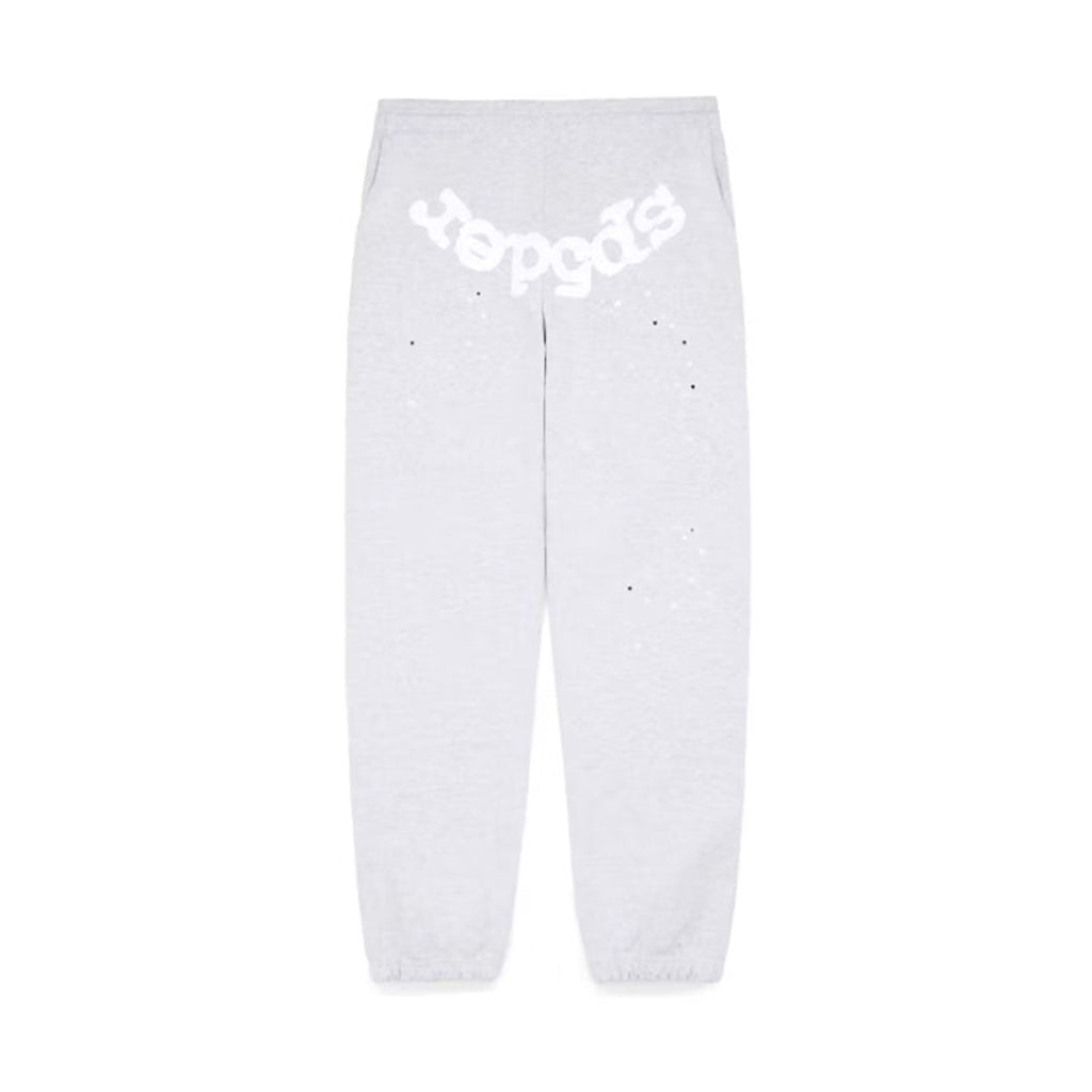 Sp5der OG Web Heather Grey Sweatpants