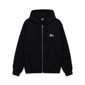 Stussy Basic Zip Up Hoodie Black