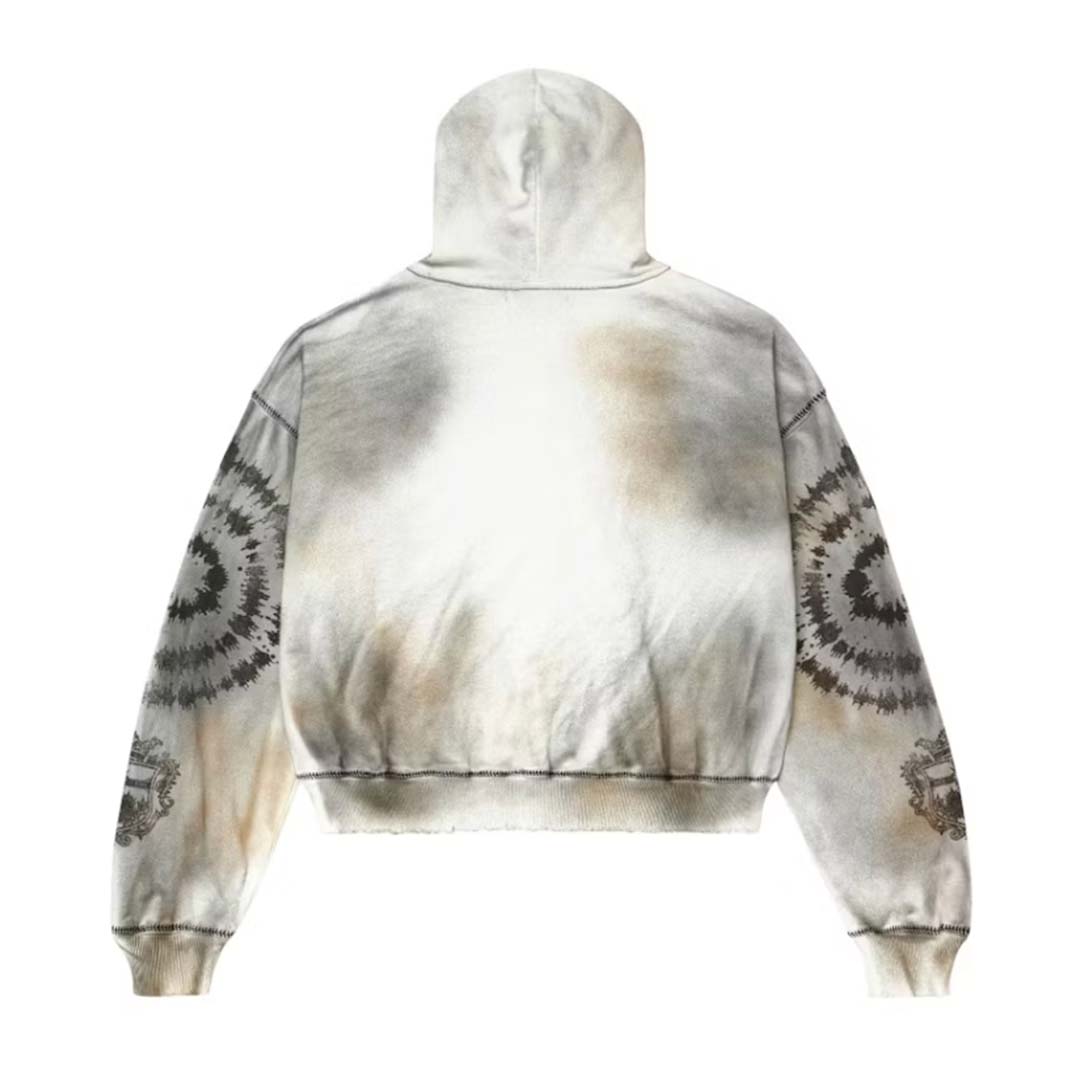 Vale Forever Spiral Zip Up Hoodie Ash Grey
