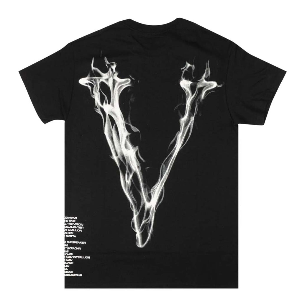 Vlone Pop Smoke Black Faith Tee
