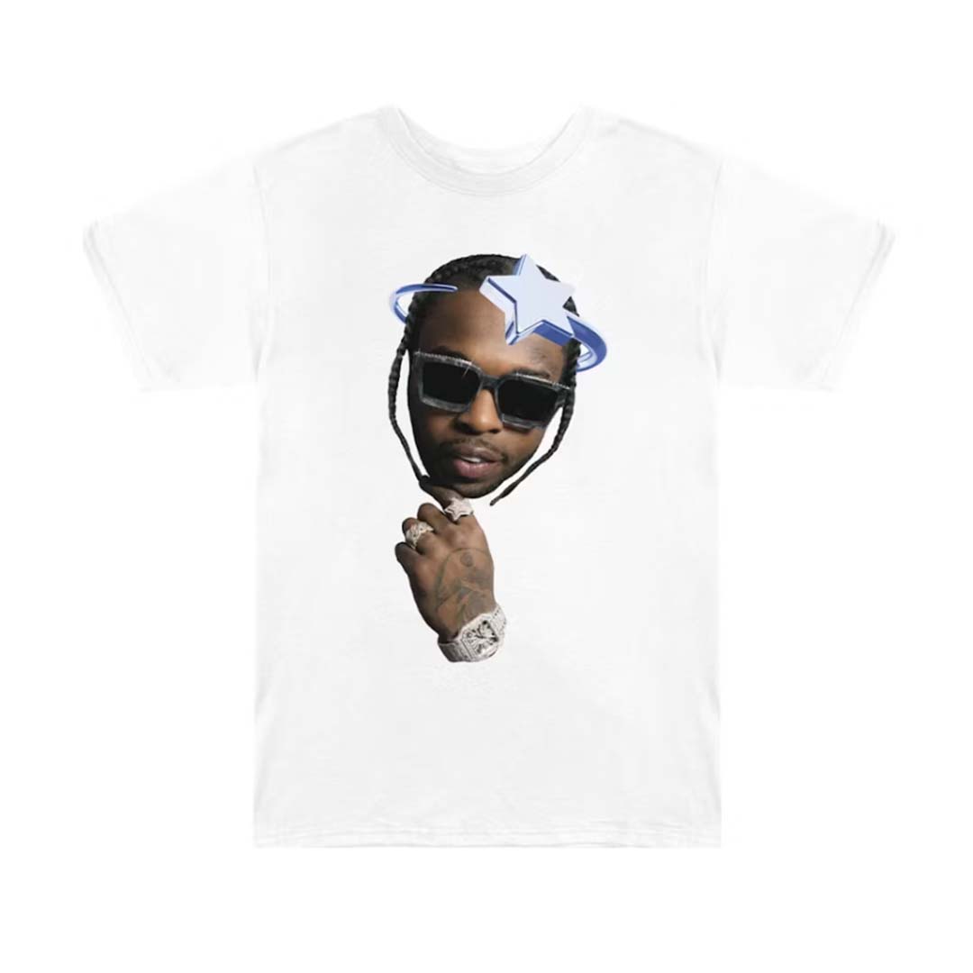 Vlone x Pop Smoke Halo Tee White