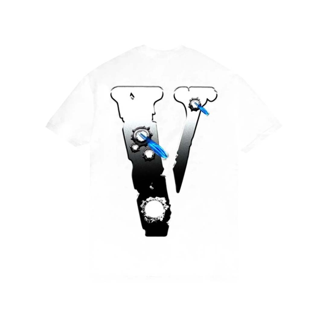 Vlone x Pop Smoke Hawk Em Tee White